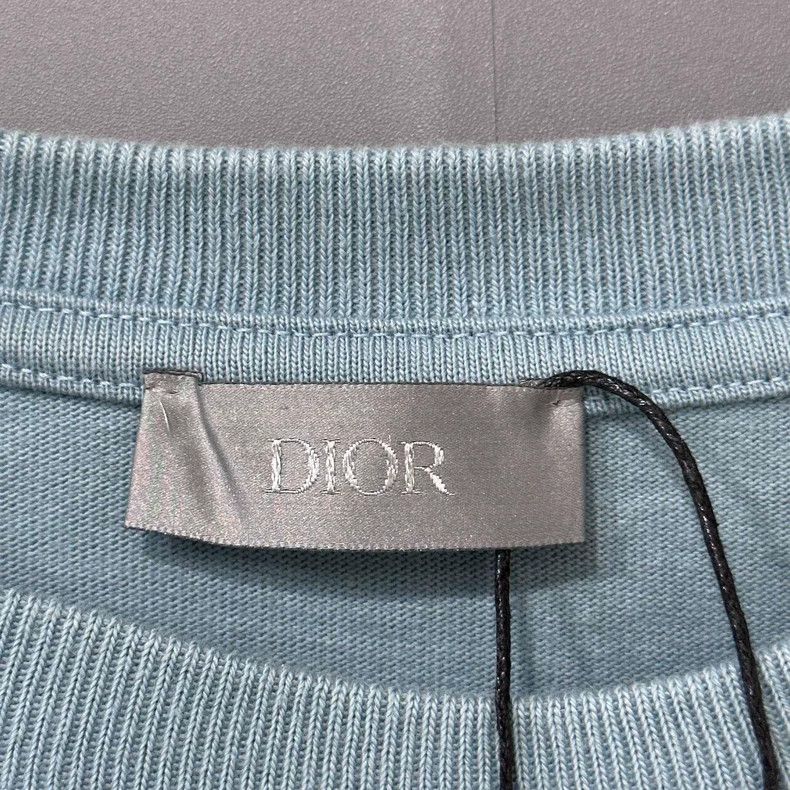 Dior Christian Dior Short Sleeve Embroidered Logo T-Shirt Size US M / EU 48-50 / 2 - 5 Thumbnail