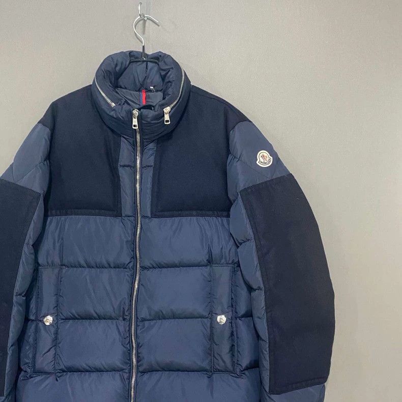 Moncler Moncler Dark Blue Puffer Jacket Size US L / EU 52-54 / 3 - 2 Thumbnail