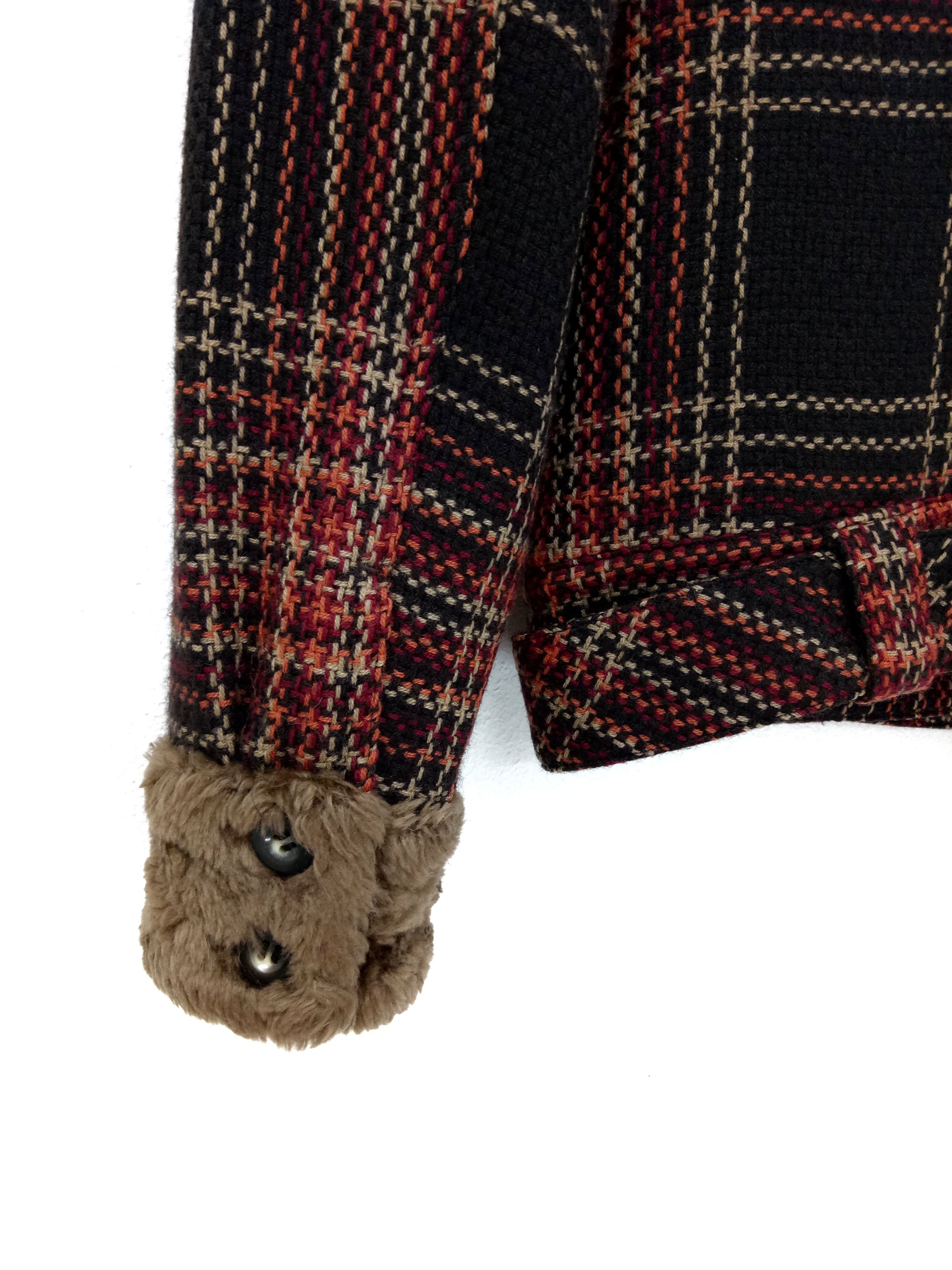 Le Coq Sportif 🔥Le Coq Sportif🇯🇵Tartan Wool Zip Up Jacket RARE Design Size US S / EU 44-46 / 1 - 10 Thumbnail
