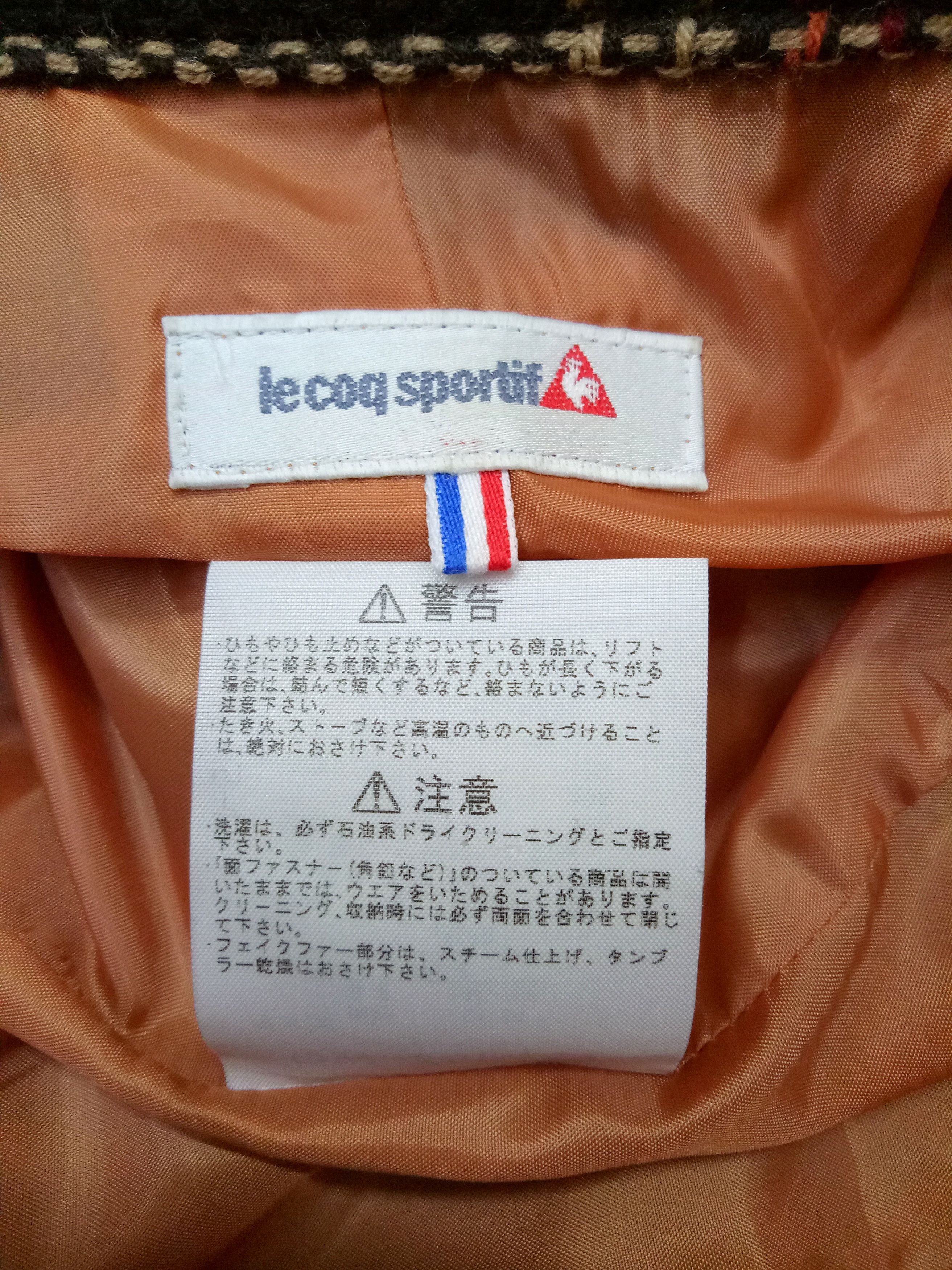 Le Coq Sportif 🔥Le Coq Sportif🇯🇵Tartan Wool Zip Up Jacket RARE Design Size US S / EU 44-46 / 1 - 13 Thumbnail