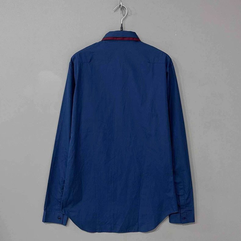 Dior Dior Long Sleeve Shirt in Blue Color Size US M / EU 48-50 / 2 - 3 Thumbnail