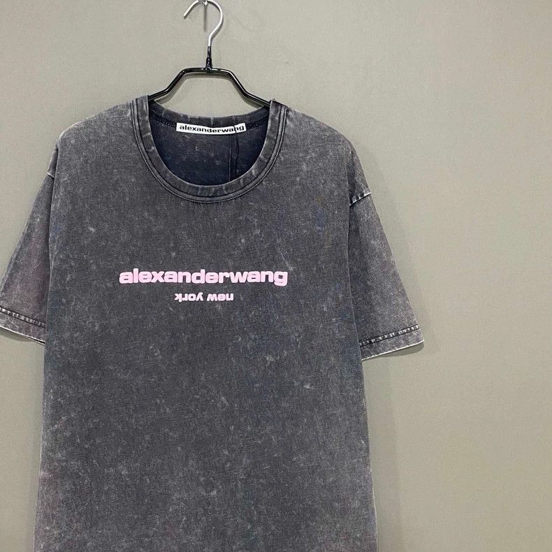 Alexander Wang Alexander Wang Short Sleeve Logo T-Shirt Size US M / EU 48-50 / 2 - 2 Thumbnail