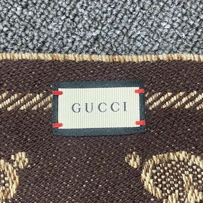 Gucci Double-sided Printed Scarf by GUCCI Size ONE SIZE - 4 Thumbnail