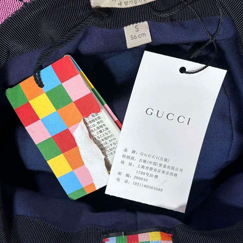 Gucci Full Print Logo Fisherman Hat by Gucci Size ONE SIZE - 6 Thumbnail
