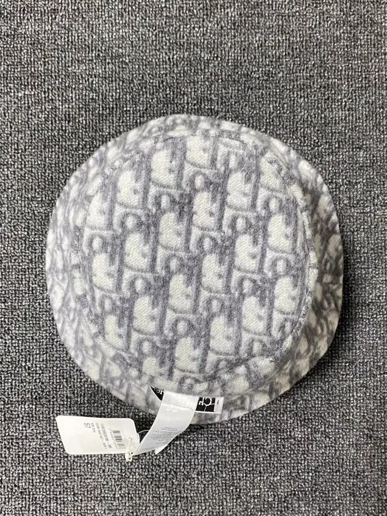 Dior Gray Wool Fisherman Hat by Dior Size ONE SIZE - 4 Thumbnail