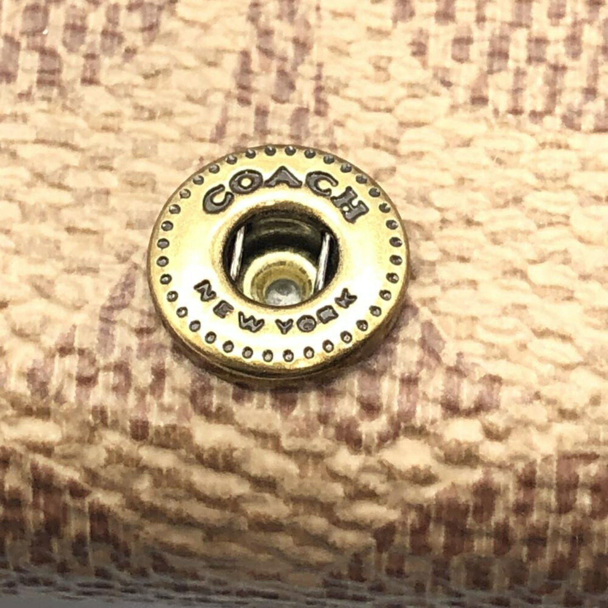 Coach COACH Signature Canvas Mini Tri-fold Wallet CM438 Coach Size ONE SIZE - 8 Thumbnail