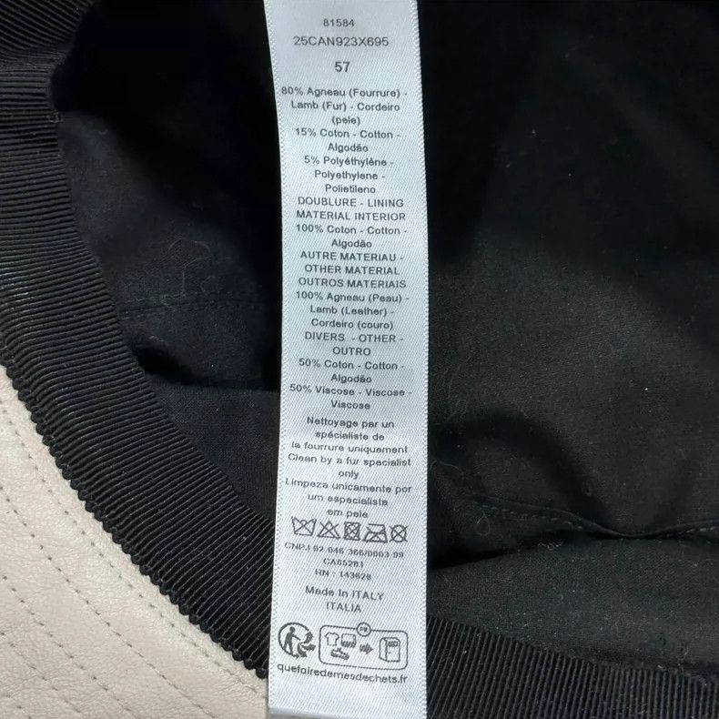 Dior Dior Fleece Logo Bucket Hat Size ONE SIZE - 6 Thumbnail