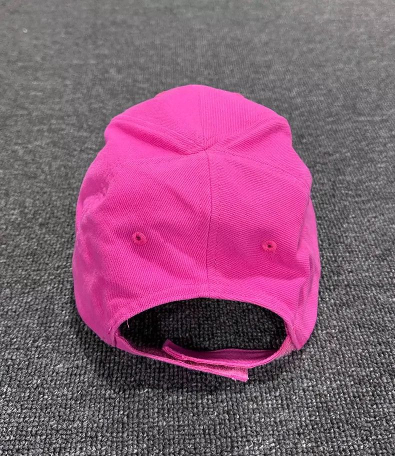 Balenciaga Balenciaga Pink Baseball Cap with Embroidered Logo Size ONE SIZE - 2 Thumbnail