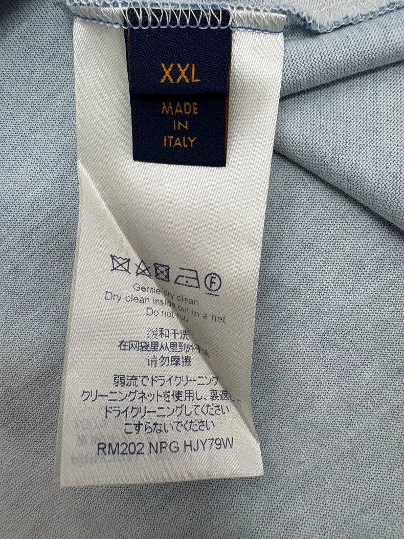 Louis Vuitton Louis Vuitton Blue Cloud Print Short Sleeve Tee Size US XXL / EU 58 / 5 - 6 Thumbnail