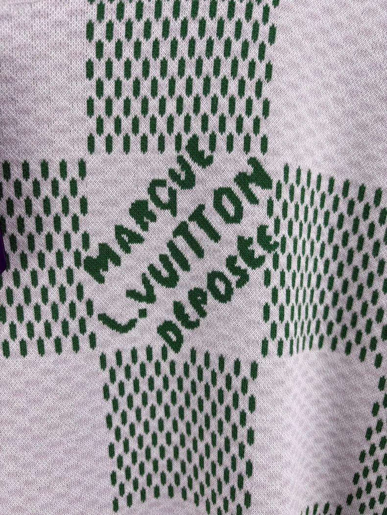 Louis Vuitton Louis Vuitton Green Checkered Short Sleeve Shirt Size US L / EU 52-54 / 3 - 3 Thumbnail
