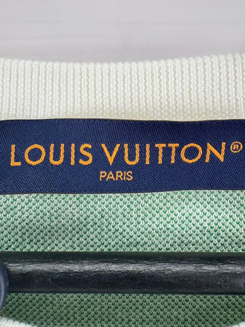 Louis Vuitton Louis Vuitton Green Checkered Short Sleeve Shirt Size US L / EU 52-54 / 3 - 5 Thumbnail