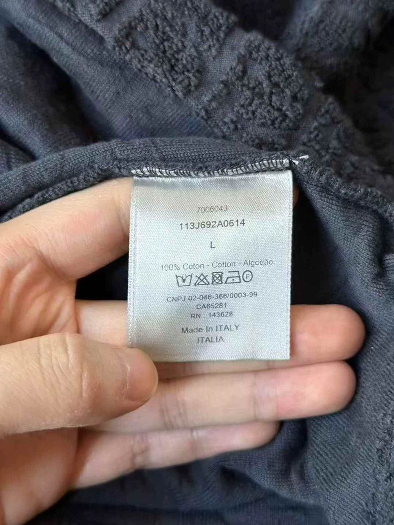 Dior Dior Short Sleeve Towel Top Size US L / EU 52-54 / 3 - 3 Thumbnail