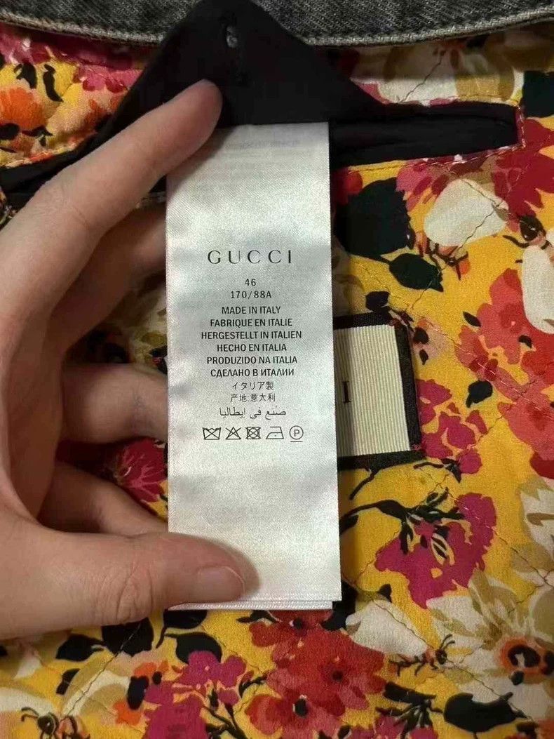 Gucci Gucci Denim Jacket with Pig and Banana Size US L / EU 52-54 / 3 - 3 Thumbnail