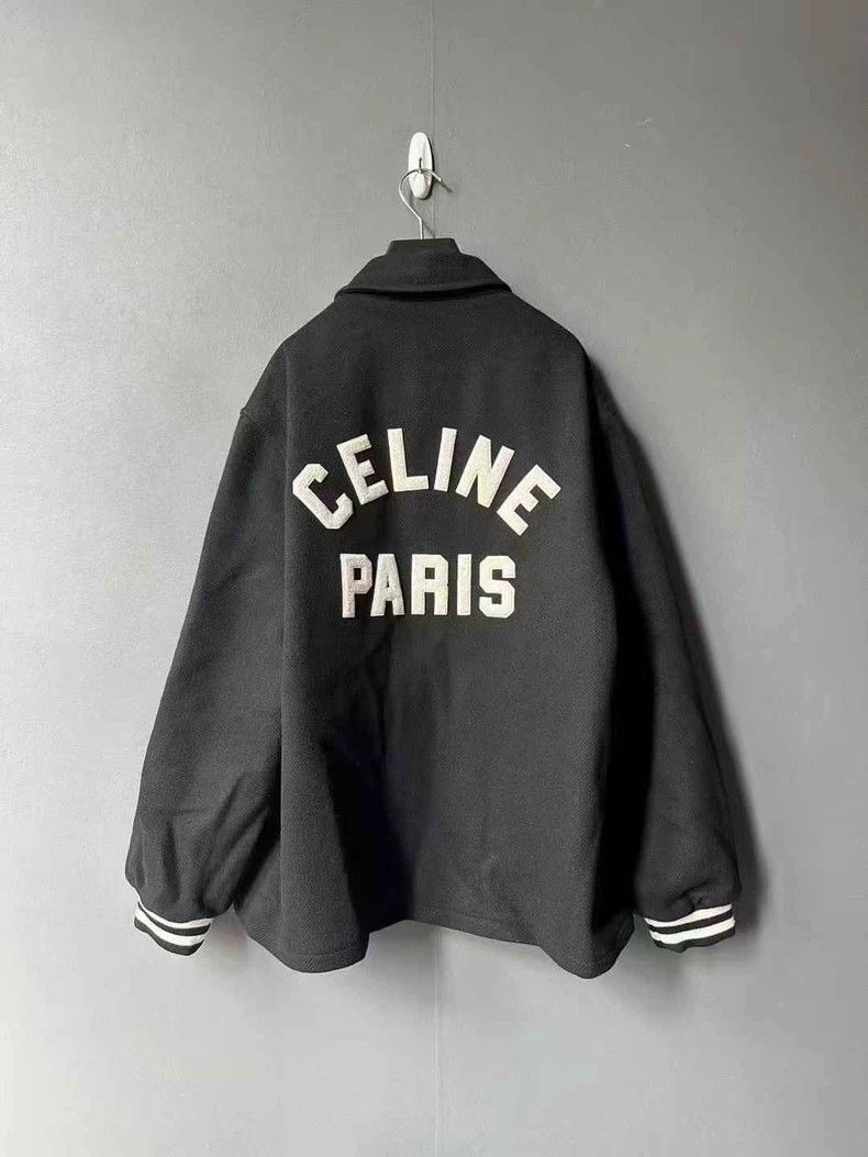 Celine Celine Wool Jacket with Letter C Size US XXL / EU 58 / 5 - 2 Thumbnail