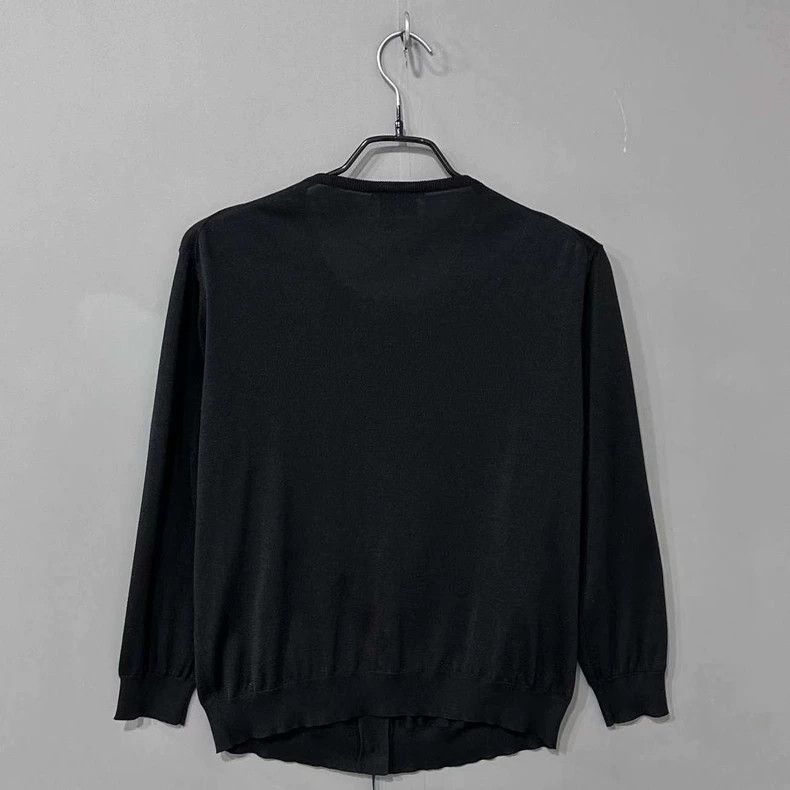 Prada Black Knitted Cardigan by PRADA Size US L / EU 52-54 / 3 - 3 Thumbnail
