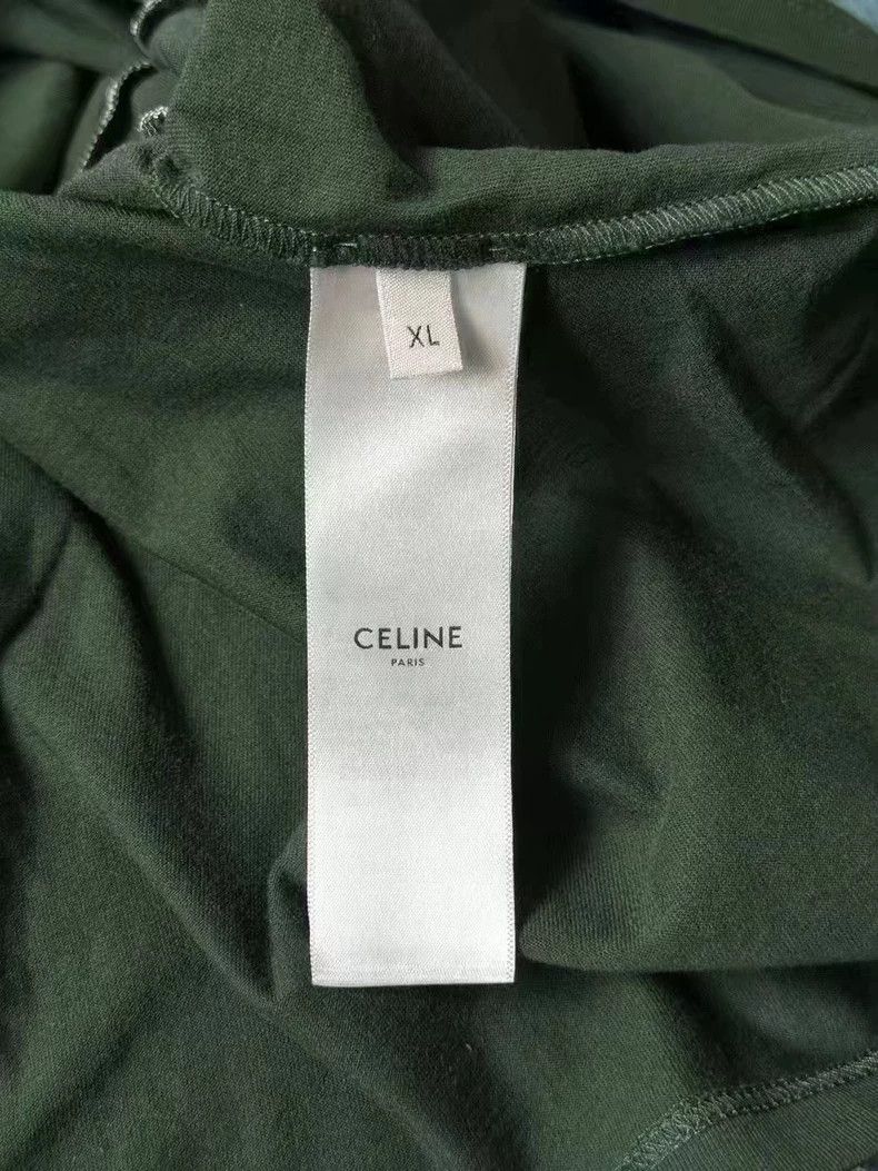 Celine Celine 16 Paris Green Short Sleeve T-shirt Size US XS / EU 42 / 0 - 3 Thumbnail