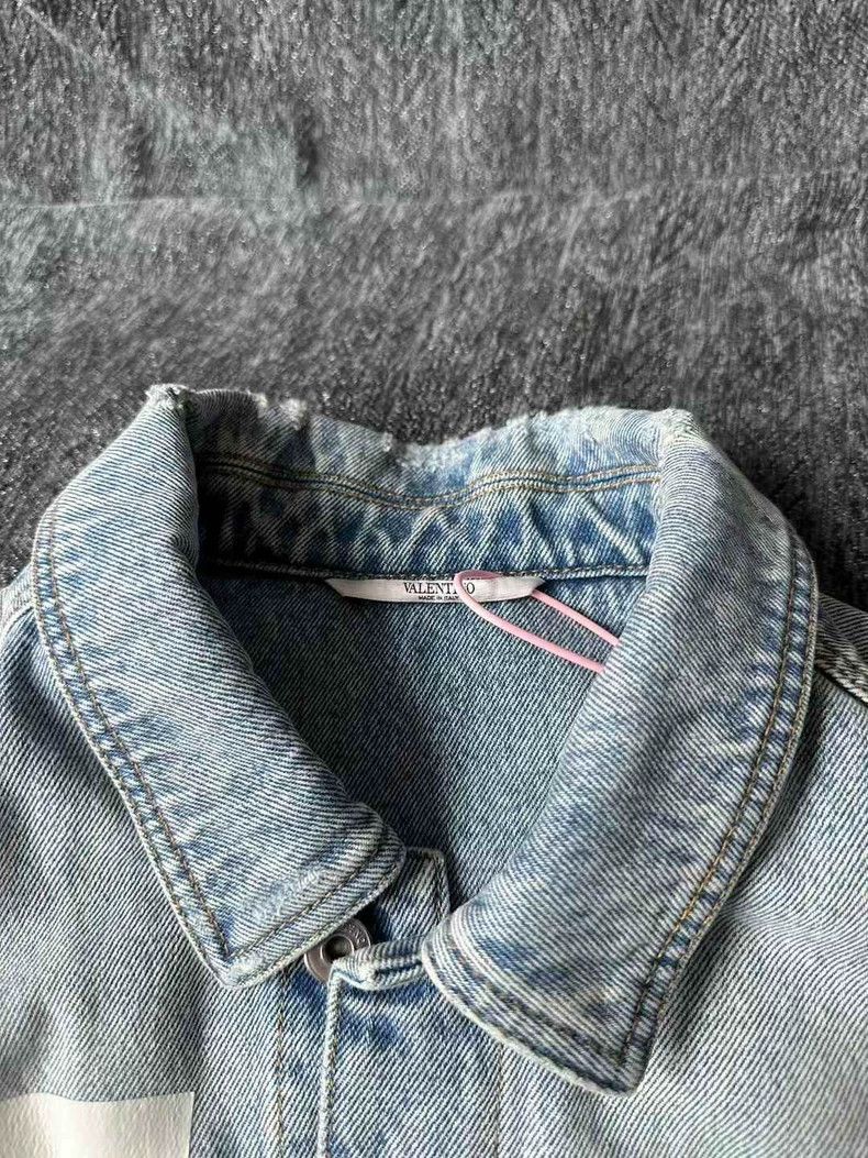 Valentino Valentino Denim Jacket for Men Size US L / EU 52-54 / 3 - 3 Thumbnail