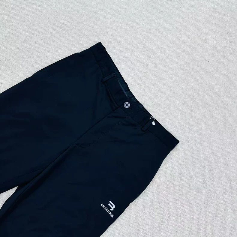 Balenciaga Balenciaga Embroidered Logo Casual Pants Size 44 Size US 44 / EU 60 - 3 Thumbnail