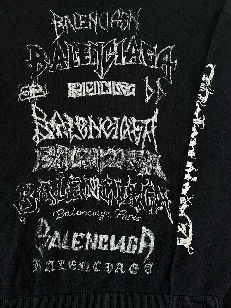 Balenciaga Balenciaga New Year Long Sleeve Sweater Size US XS / EU 42 / 0 - 3 Thumbnail