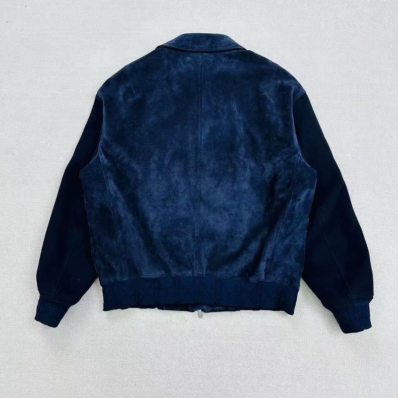 Dior DIOR Embroidered Logo Suede Jacket Size 50 Size US L / EU 52-54 / 3 - 2 Thumbnail