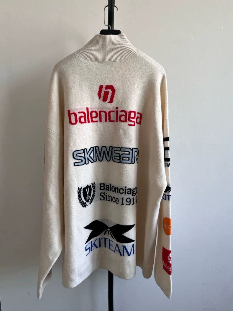 Balenciaga Balenciaga FW24 SKIWEAR High Neck Sweater Size US S / EU 44-46 / 1 - 2 Thumbnail