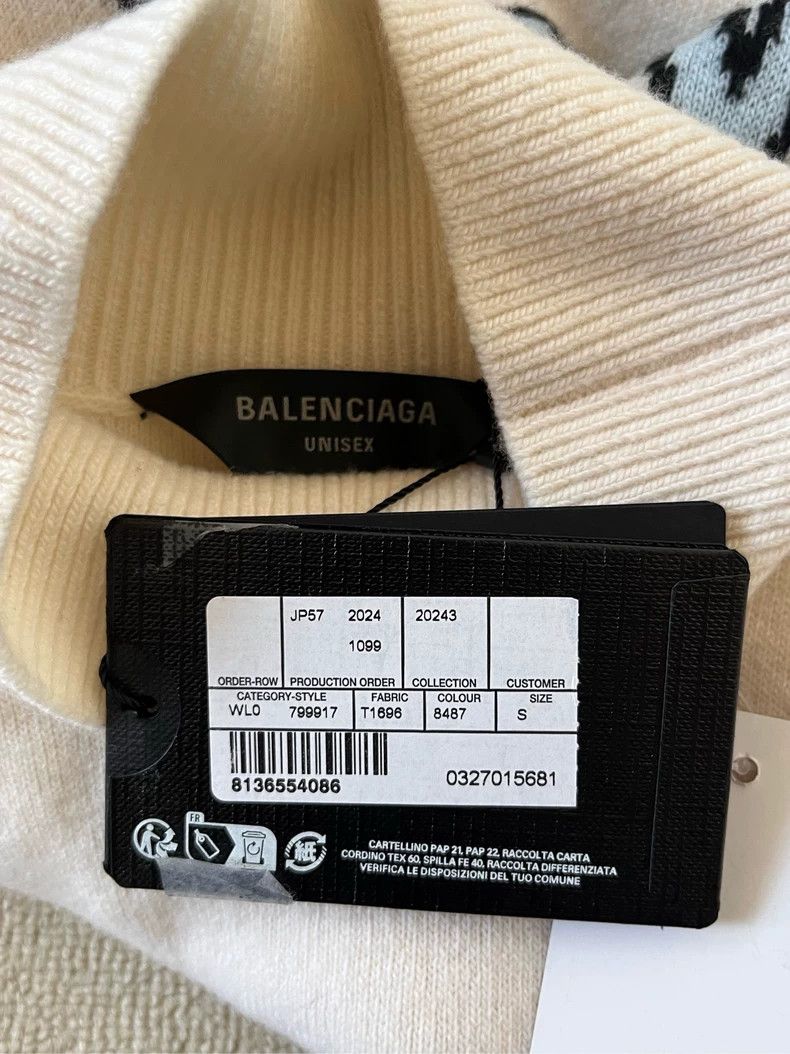Balenciaga Balenciaga FW24 SKIWEAR High Neck Sweater Size US S / EU 44-46 / 1 - 4 Thumbnail