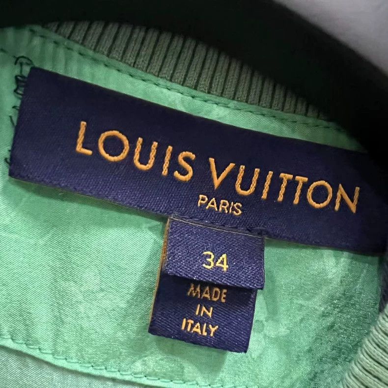 Louis Vuitton Light Green Printed Jacket