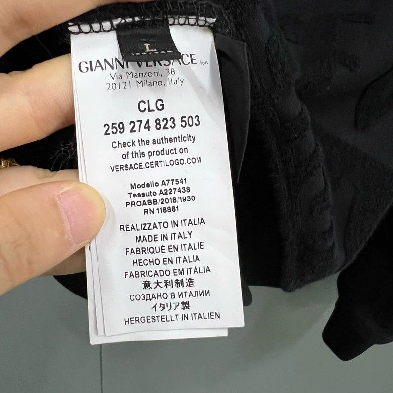 Versace Versace Logo Zip-Up Hooded Sweatshirt Size US L / EU 52-54 / 3 - 4 Thumbnail