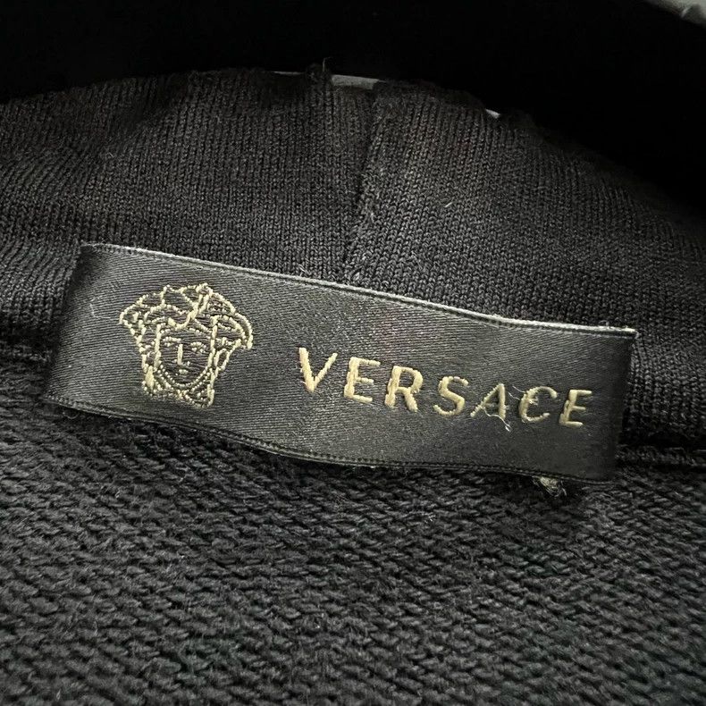 Versace Versace Logo Zip-Up Hooded Sweatshirt Size US L / EU 52-54 / 3 - 3 Thumbnail