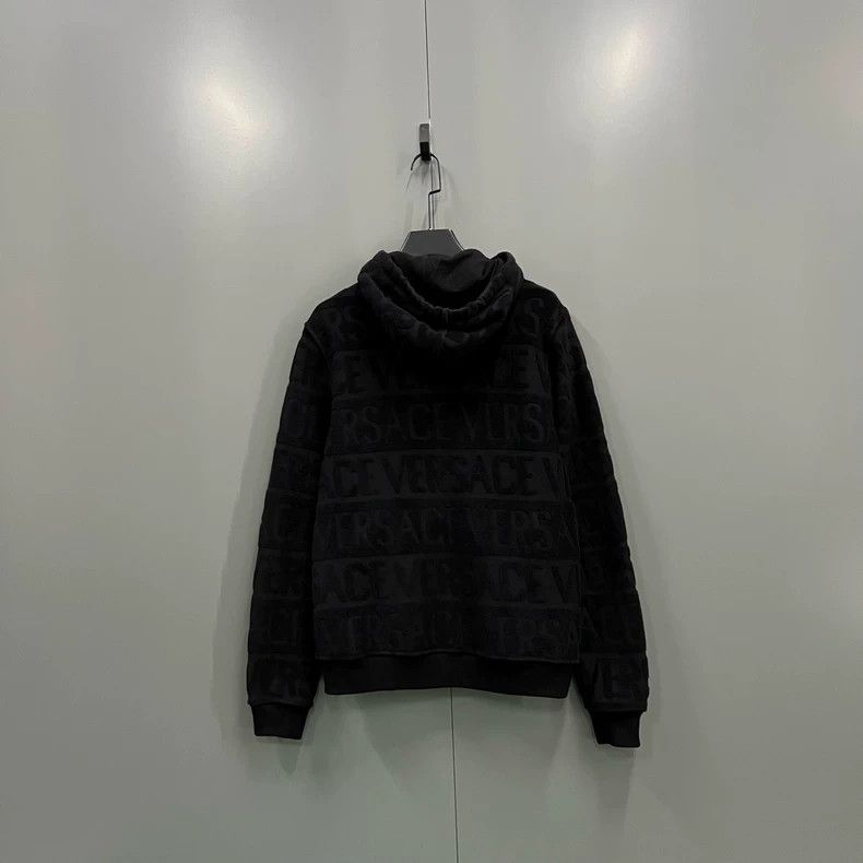 Versace Versace Logo Zip-Up Hooded Sweatshirt Size US L / EU 52-54 / 3 - 2 Thumbnail