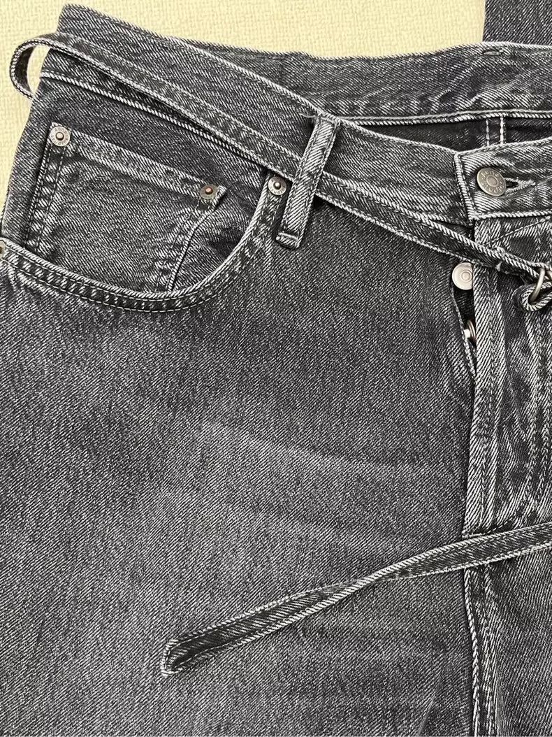Acne Studios Acne Studios 1991 Black Wide-Leg Jeans Size US 32 / EU 48 - 5 Thumbnail