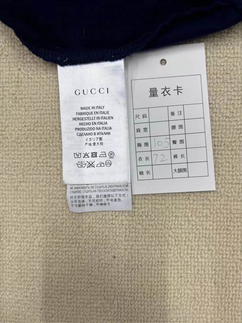 Gucci GUCCI Long Sleeve Polo Shirt with Logo Size US M / EU 48-50 / 2 - 3 Thumbnail