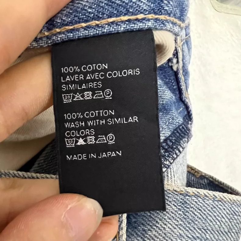 Celine Celine Wash Distressed Straight-Leg Jeans Size US 31 - 3 Thumbnail