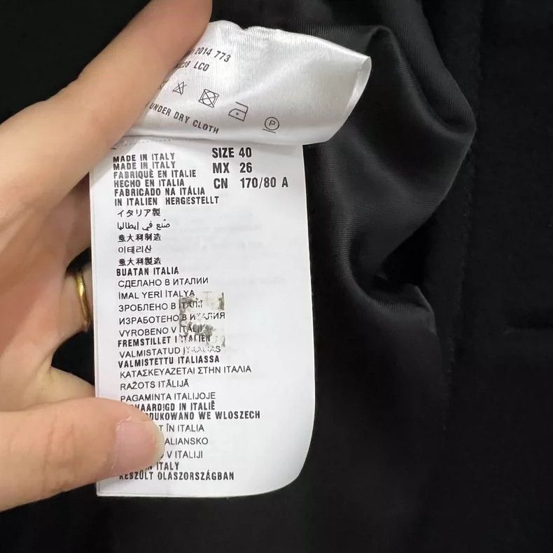 Miu Miu Miu Miu Black Double-Breasted Coat Size 40 Size US M / EU 48-50 / 2 - 4 Thumbnail