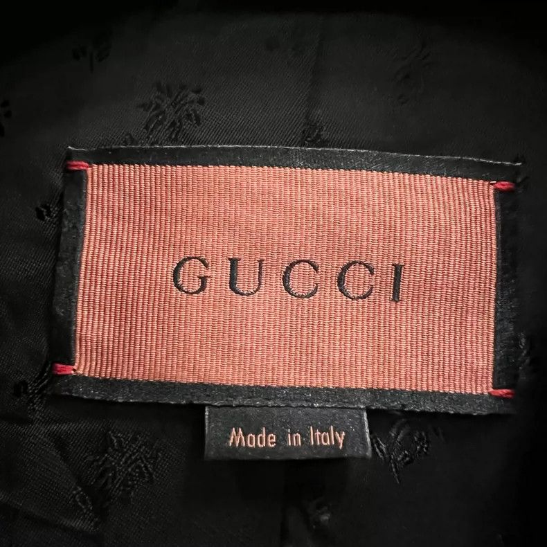 Gucci GUCCI Black Velvet Brooch Suit Jacket Size US M / EU 48-50 / 2 - 3 Thumbnail