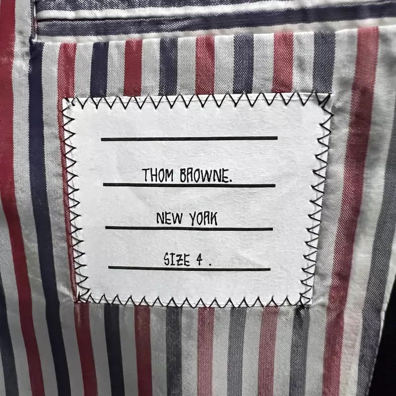 Thom Browne Thom Browne Striped Collar Blazer Size 4 Size US M / EU 48-50 / 2 - 4 Thumbnail