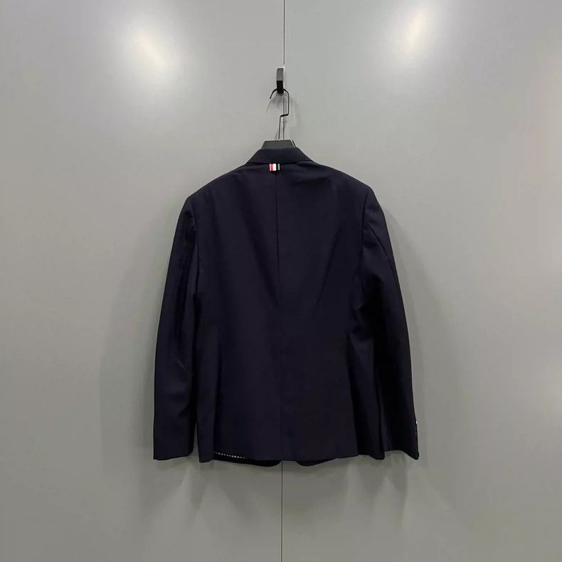 Thom Browne Thom Browne Striped Collar Blazer Size 4 Size US M / EU 48-50 / 2 - 2 Thumbnail