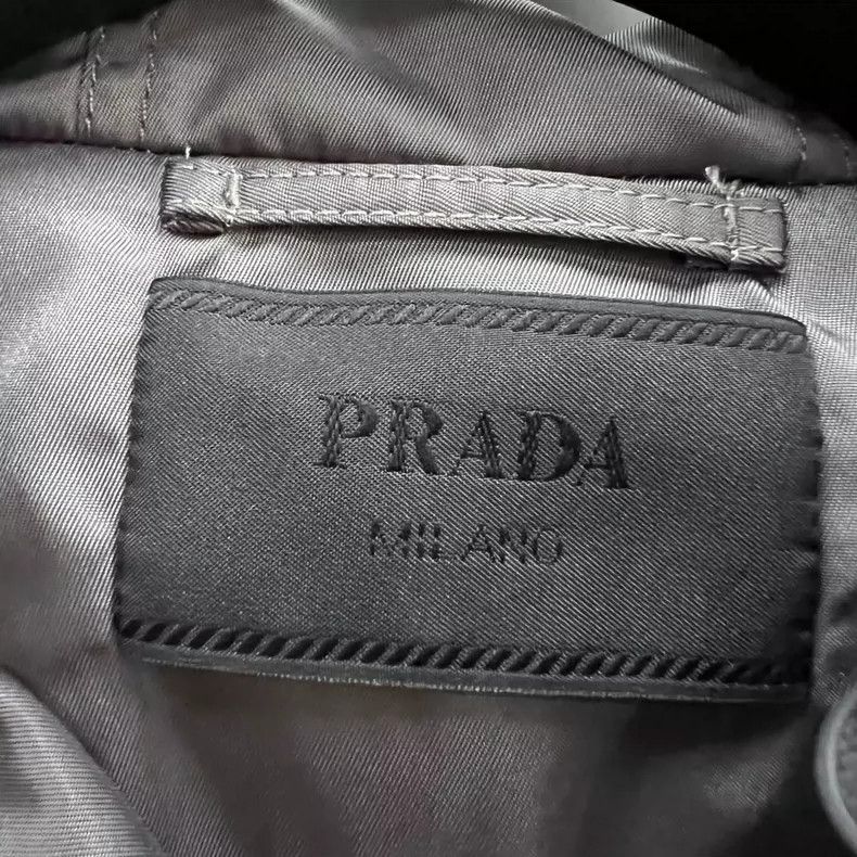 Prada PRADA Half-Zip Hooded Windbreaker Jacket Size US XL / EU 56 / 4 - 4 Thumbnail