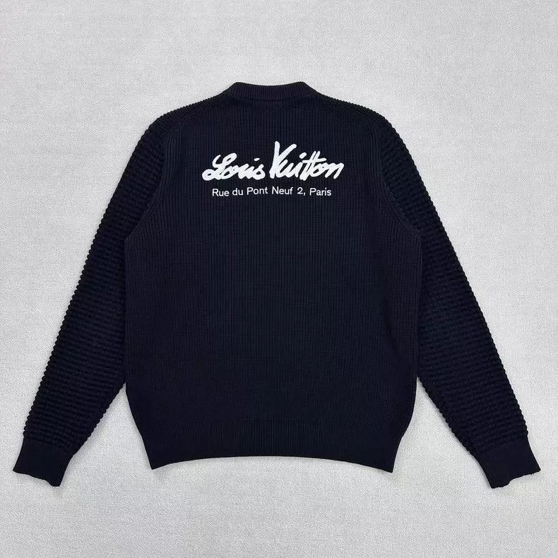 Louis Vuitton Louis Vuitton Embroidered Logo Ribbed Sweater Size US L / EU 52-54 / 3 - 3 Thumbnail