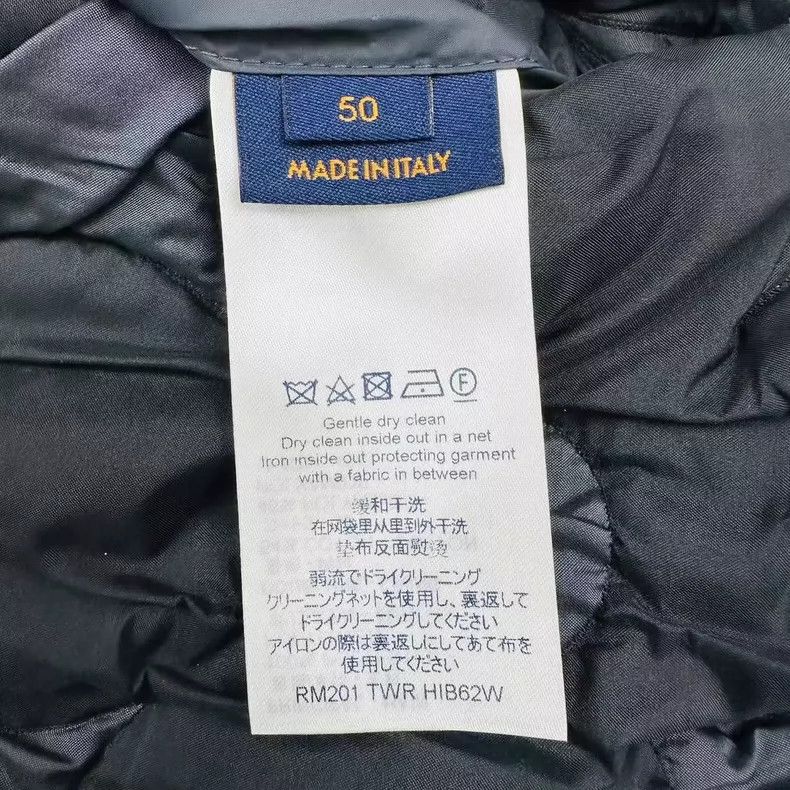 Louis Vuitton Louis Vuitton Black Patterned Quilted Jacket Size US L / EU 52-54 / 3 - 4 Thumbnail