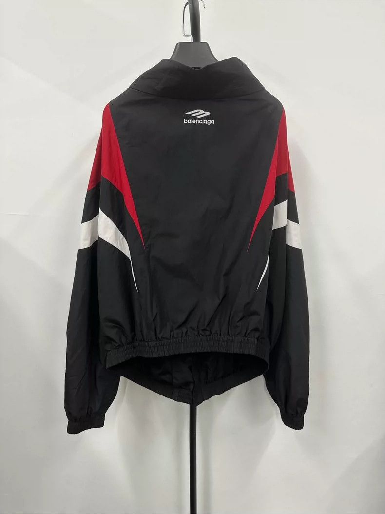 Balenciaga Balenciaga Summer Off Shoulder Red White Jacket Size US S / EU 44-46 / 1 - 2 Thumbnail