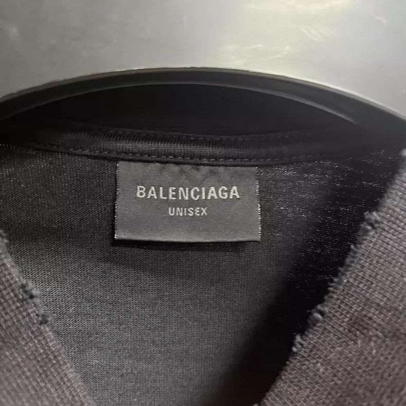Balenciaga Balenciaga Black Logo Print Short Sleeve T-Shirt Size US XS / EU 42 / 0 - 2 Thumbnail