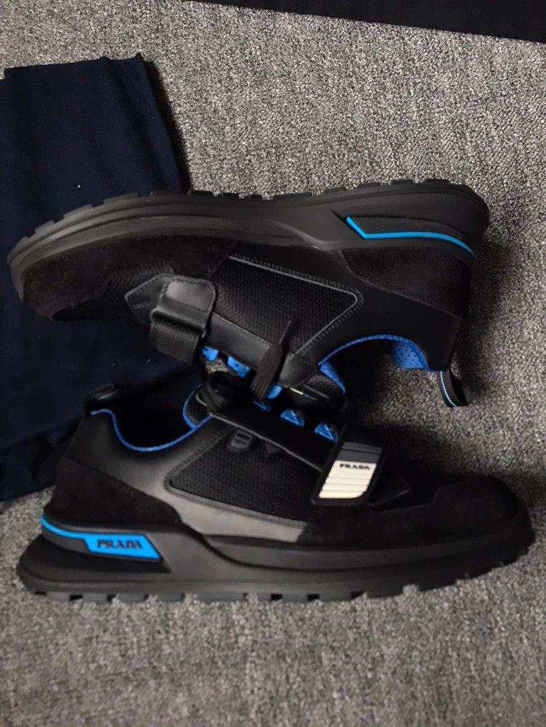 Prada Prada Casual Shoes Blue and Black Color Size US 10 / EU 43 - 7 Thumbnail