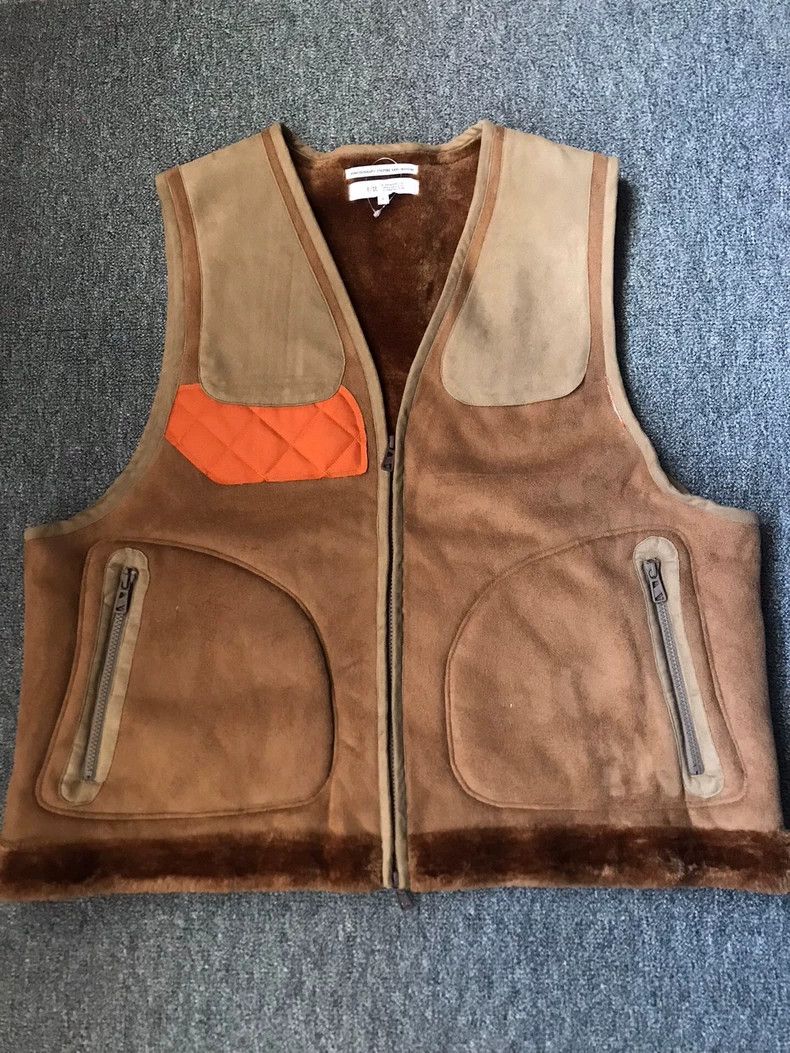 Moncler Genius Special Design Brown Vest with Multiple Fabrics Size US L / EU 52-54 / 3 - 3 Thumbnail