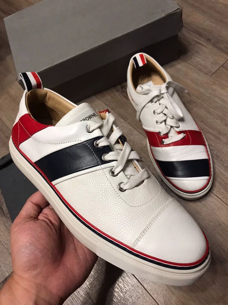 Thom Browne Thom Browne Casual Shoes with Classic Stripes Size US 10 / EU 43 - 2 Thumbnail