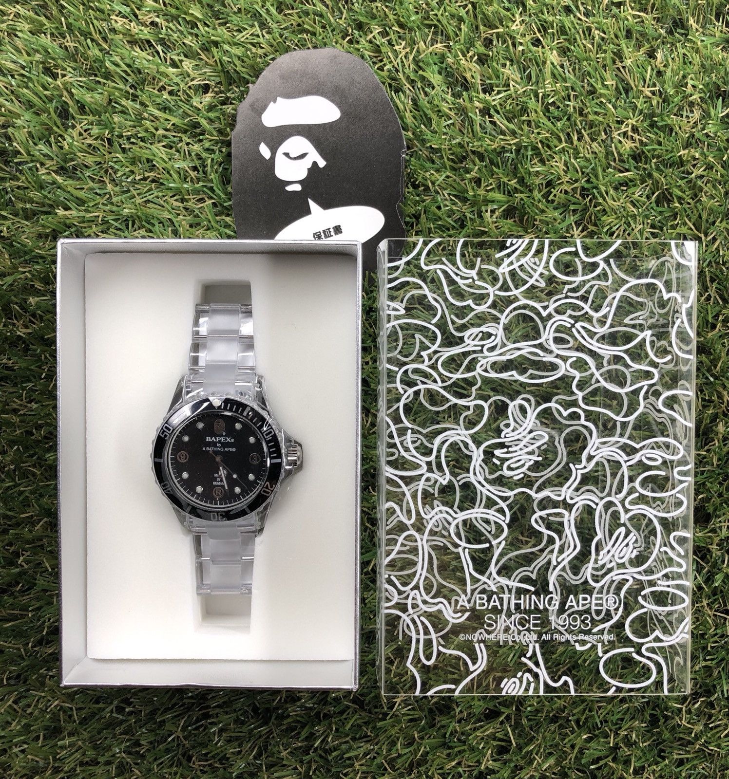 Bape BAPEX Clear Watch Grailed