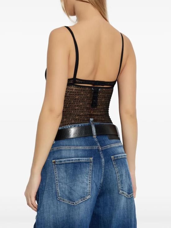 Dsquared2 DSQUARED2 Women Tops D8D805840 001 BLACK Size M / US 6-8 / IT 42-44 - 3 Thumbnail