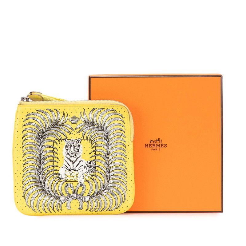 Hermes Hermes Hermes Tigre Royal Bandana Swift Pouch Leather Other Stamp Y (2020) DUTY FREE for USA Size ONE SIZE - 12 Thumbnail