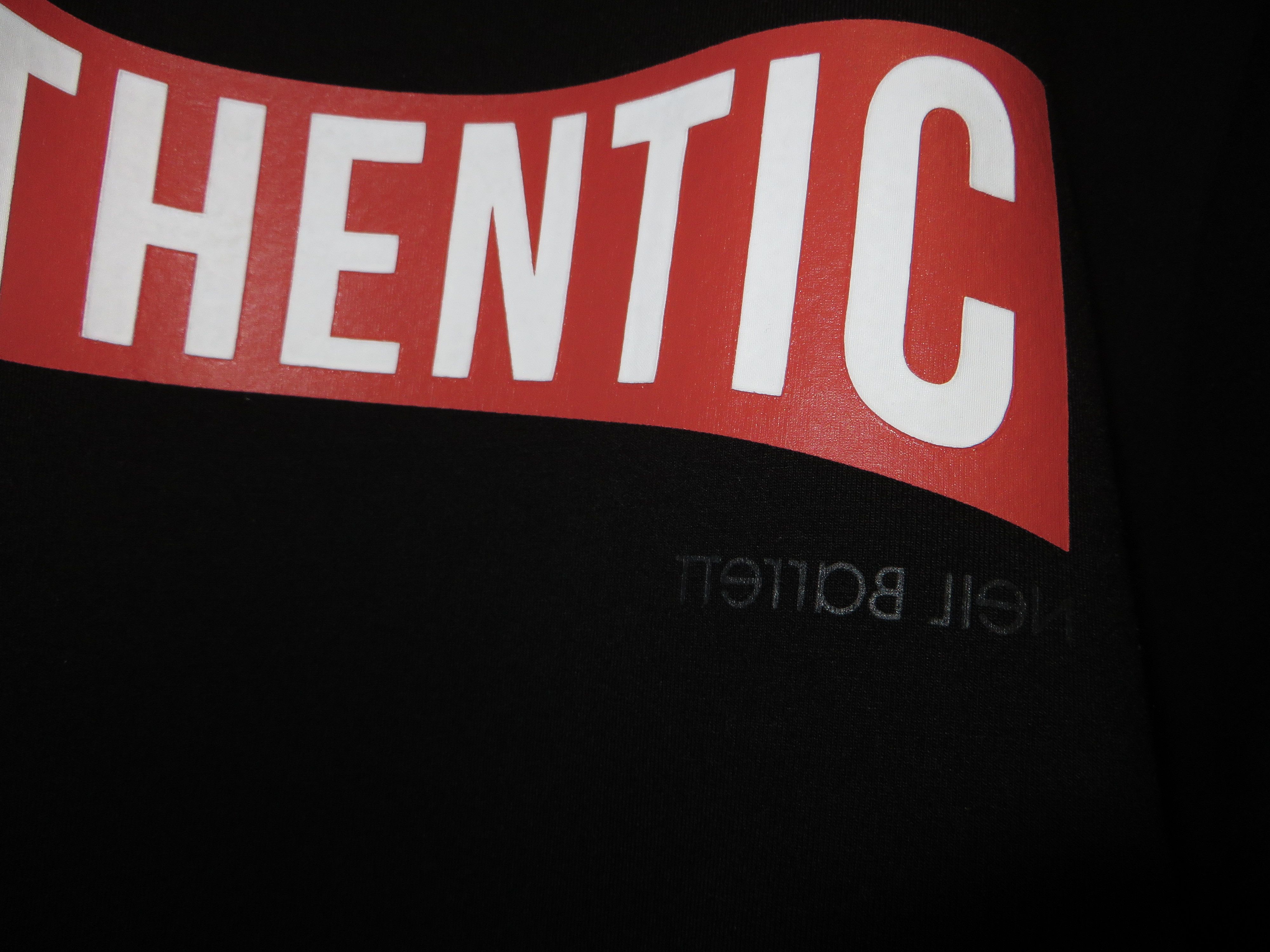 Neil Barrett "Authentic" printed neoprene sweatshirt Size US XL / EU 56 / 4 - 2 Thumbnail