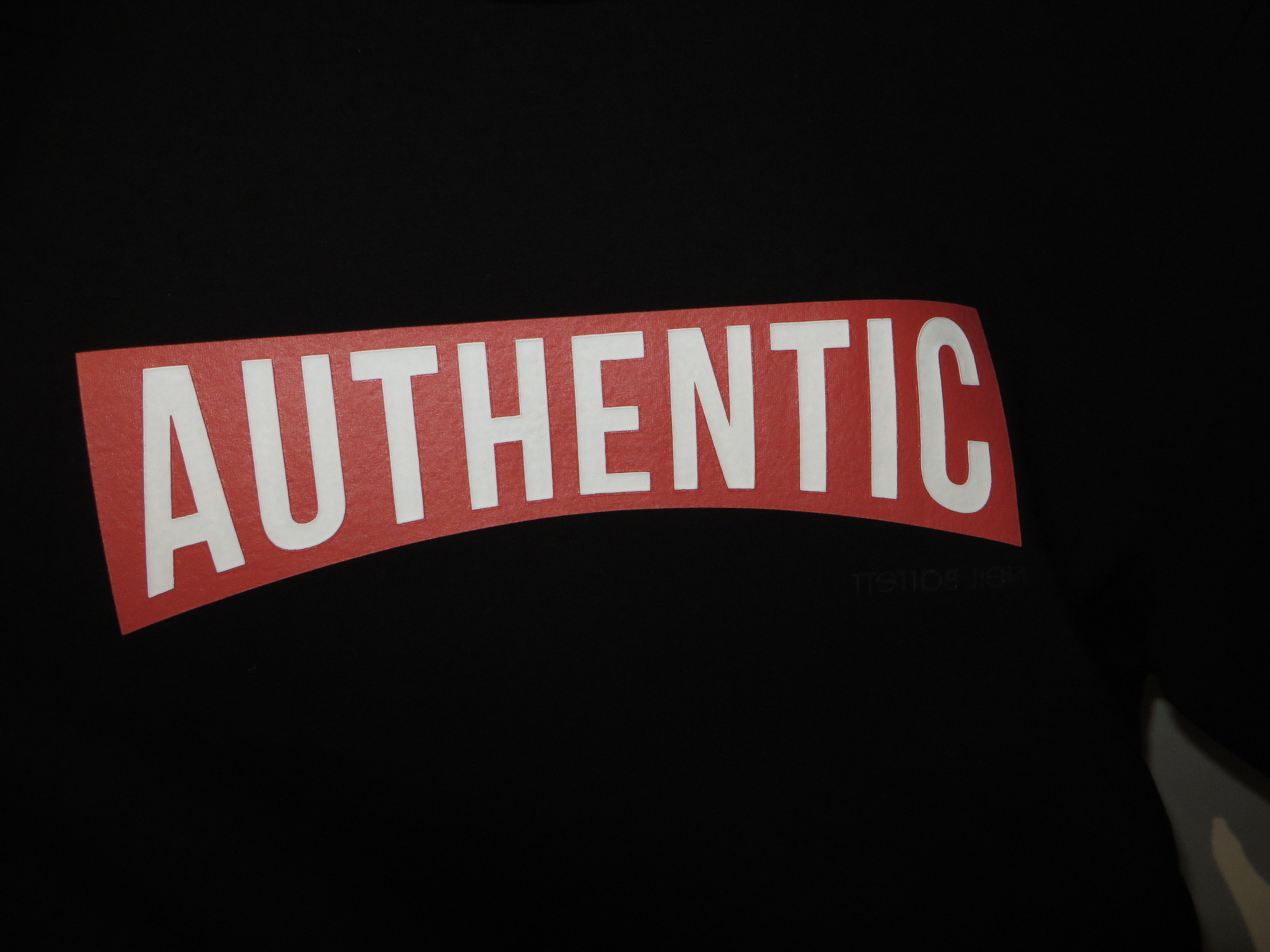 Neil Barrett "Authentic" printed neoprene sweatshirt Size US XL / EU 56 / 4 - 5 Thumbnail